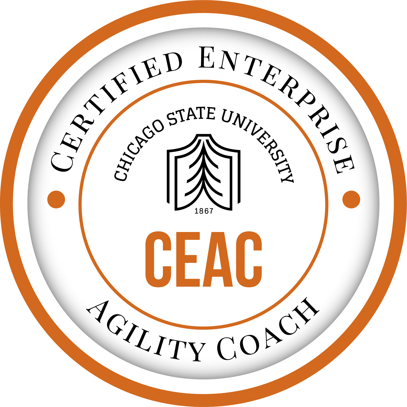 Certified Enterprise Agile Coach (CEAC) from Chicago State University 